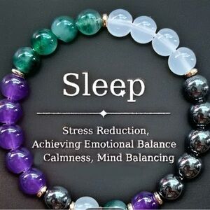 “Sleep” Elegant Multicolor Beaded Bracelet